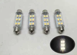 #4 piezas Casa rodante marina remolque automático barco pieza de autobús bombilla LED Festoon luz blanca cálida 0,5 W - Imagen 1 de 7