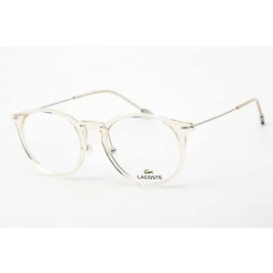 Lacoste Men's Eyeglasses Clear Lens Nude Transparent Plastic Frame L2846 662