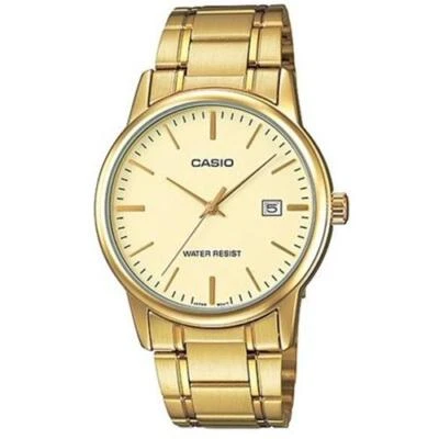 Casio LTP-V002G-9AUDF 女士模拟石英金表盘 不锈钢手表 — 第 1/2 张图片