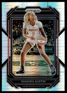 2023-24 Panini Prizm WNBA Hyper -- #70 Shakira Austin Washington Mystics