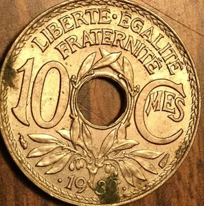1933 FRANCE 10 CENTIMES in High grade - Picture 1 of 2