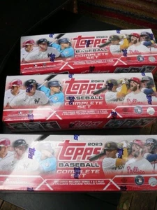 2023 Topps Factory baseball 3 Set Lot - 3 Topps HOBBY sets - 5 Bonus cards each - Picture 1 of 3