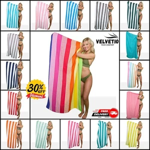 Sand Free Large Beach Towel Microfiber Quickly Dry Lightweight Towels 100x200cm - Picture 1 of 120