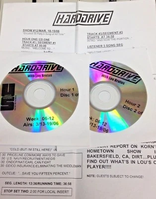 RADIO SHOW: HARDDRIVE 3/18/06 GUESTS: EVANS BLUE,  ROB ZOMBIE, LINKIN PARK  - Image 1 of 3