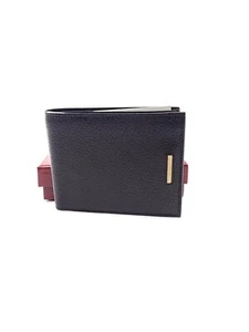 salvatore ferragamo doppelfaltbare Herren Leder Geldbörse - Bild 1 von 8