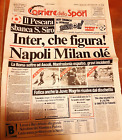 Inter Che Figura! Milan - Napoli (Maradona) Ole'- Corriere Dello Sport Set. 1987