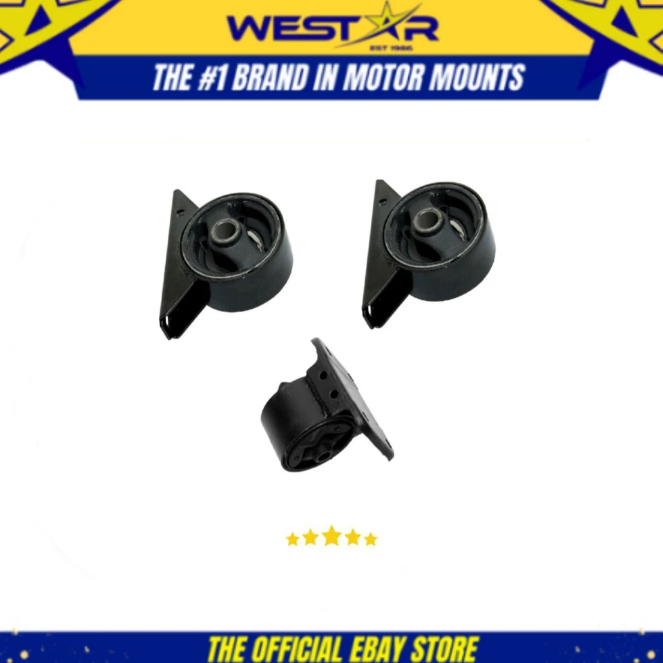 Juego de montaje de motor y transmisión 3 piezas para Mitsubishi Mirage 1995-1996 1,8 L se adapta a automático Foto 1 de 4