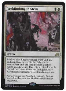 FOIL anuncio en piedra / Declaración Stone - SHADOWS Promo - alemán (nm) - Imagen 1 de 1