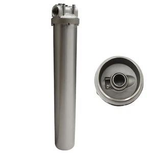 1" NPT Corrosion-resistant 304 Stainless Steel Filter Housing for 20" Cartridges - Picture 1 of 24