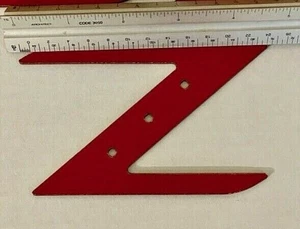 NUEVO AJUSTE NISSAN 350 Z 2003 2004 2005 ESTILO LOGO Z EMBLEMA ROJO - Imagen 1 de 5