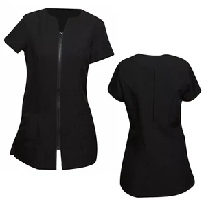 Beauty Tunic Hairdressing Spa Massage Therapist Health Work Nail Salon Uniform - Picture 1 of 7