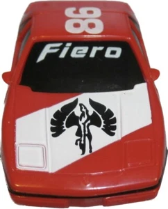 NOS - TYCO/Mattel RED/WHITE #86 FIERO Molded Red (NOT Painted) Variant - NEW - Picture 1 of 4