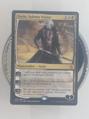 Sorin, Solemn Visitor #202 NM KTK Small Seller 💌 Fast Free Shipping! - Image 1 of 3