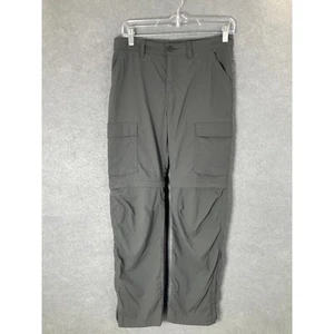 REI Co-op Convertible Cargo Pants Hiking Outdoor Gray Kids Large Active (14-16) - Picture 1 of 15