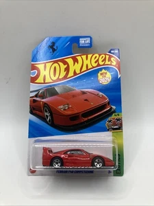 Hot Wheels 2025 Mainline HW Exotics Ferrari F40 Competizione Rosso #198 - Foto 1 di 2
