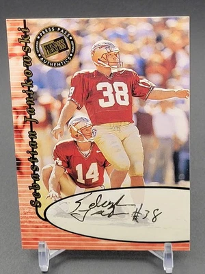 2000 Press Pass Sebastian Janikowski Rookie FSU Auto Autograph - Image 1 of 4
