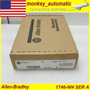 Nuevo módulo de entrada analógica PLC 1746NI4 SER A SLC 500 AB 1746NI4 sellado de fábrica - Imagen 1 de 6