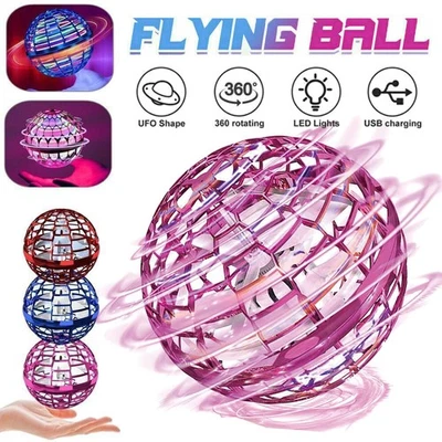 Mini Drohne LED Fliegender Ball Spielzeug Kinder Fliegendes Flying Orb Flugzeuge - Bild 1 von 4