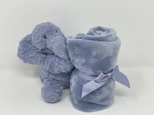 Manta Edredón Bebé Chupete Elefante Jellycat Fuddlewuddle Retirado Azul - Imagen 1 de 10