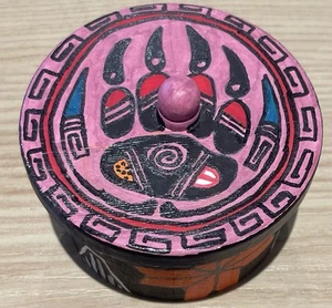 Native American Tobacco Box - Picture 1 of 3