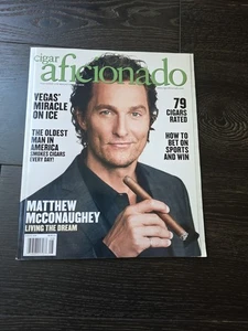 Cigar Aficionado Matthew McConaughey Living The Dream Magazine August 2018 - Picture 1 of 6