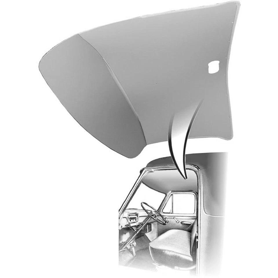 Camión Ford serie F 1953-55; techo estilo OE; gris; panel Foto 1 de 1