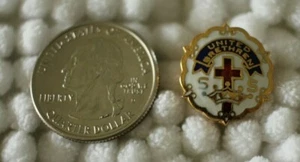 United Brethren SS Sunday School Jesus Religious Pin Pinback #30298 - Picture 1 of 2