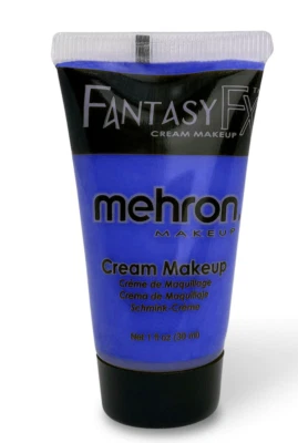 MEHRON FANTASY FFX BASE DE AGUA_CREMA CARA PINTURA CORPORAL ESCENARIO, ¡MAQUILLAJE DE HALLOWEEN!! Foto 1 de 4