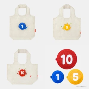 Nintendo PIKMIN Eco Bag 3Types Set Reusable Foldable Shopping Tote Bag New - Picture 1 of 19