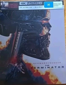 The TERMINATOR 40th Anniversary Limited Edition Steelbook 4k Ultra HD + Blu Ray - Picture 1 of 2