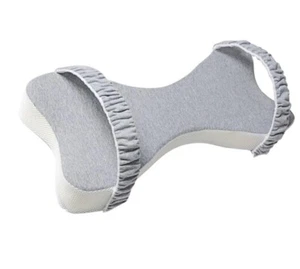 Memory foam Knee Pillows for Side Sleepers - Leg Pillow Foldable Sciatic * Grey* - Picture 1 of 7