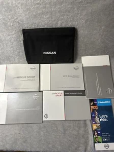 2019 Nissan Rogue Sport Owners Manual Set With Case And Navigation OEM - Picture 1 of 8