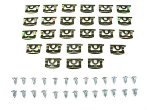 1968 - 1969 PLYMOUTH - BARRACUDA - 2 DOOR FASTBACK REAR WINDOW MOLDING CLIP KIT - Picture 1 of 1
