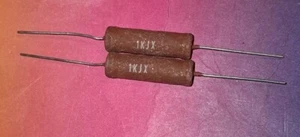 2 x Hochlastwiderstand 1 KOhm 10Watt 5% - Bild 1 von 1