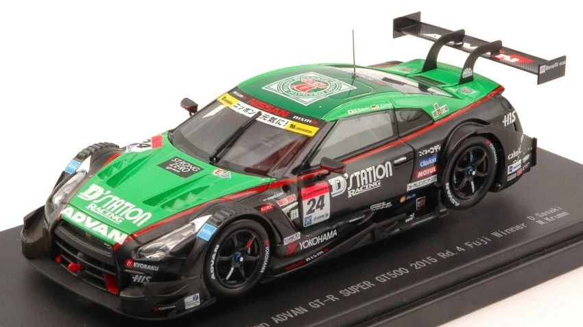 Ebbro NISSAN GT-R N.24 WINNER FUJI SUPER GT500 2015 D.SASAKI-M.KRUMM 1:43 - Immagine 1 di 1
