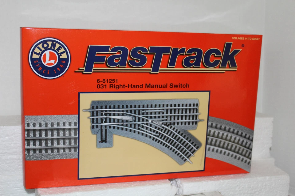 Lionel #81251 "031" RIGHT HAND MANUAL SWITCH - Image 1 of 1