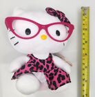 7" TY Beanie Baby Sanrio Hello Kitty Pink Leopard Dress w/Eyewear New with tag