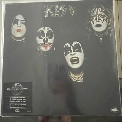 KISS: Kiss Self Titled Back to Black 180gm Reissue Vinyl New & Sealed + Metal + - Image 1 of 4