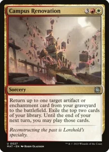 [MTG] Campus Renovation (Foil) (0027) (MAT) NM - Picture 1 of 1