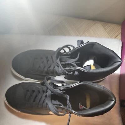 Nike Blazer MID '77 Vintage Mens 9 Black Sail Leather Comfort athletic Sneakers - Image 1 of 4