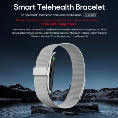 Smart Health Wristband, Wearable Activity Fitness Tracker Heart Rate Bracelet - Image 1 of 4