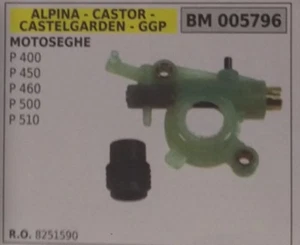 8251590 POMPA OLIO MOTOSEGA ALPINA CASTOR CASTELGARDEN 400 450 460 500 510 - Picture 1 of 1