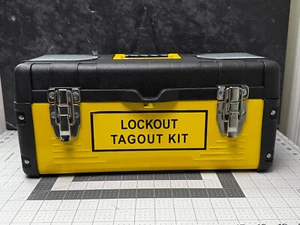 Lockout Tagout Kit - Lockout Set Safety Padlocks Lockout Hasp Breaker *NEW* - Picture 1 of 4