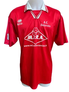 MAGLIA SOLAROLO MATCH WORN INDOSSATA SHIRT JERSEY CAMISETA VINTAGE SERIE D - Foto 1 di 4
