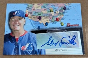 2008 Bowman Scout Auto Alex Smith Ryan Zimmerman #SC-AS Auto Scouting Report MLB