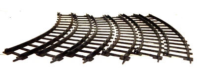 Vintage EzTec 12" Curve Lot of 6 O-27 Gauge - Image 1 of 4