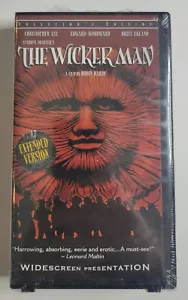 The Wicker Man VHS 2001 Collectors Edition Extended Version Rare New Sealed EX - Foto 1 di 6