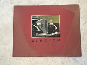1933 Lincoln V-12 deluxe sales brochure all models - Picture 1 of 6