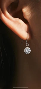 Diamond drop earrings - 2 carat (total) Lab-Created dangle earrings - Picture 1 of 4