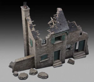 Royal Model RM654 - 1:35 House ruin (Ardenas) - Accesorios - Nuevo - Imagen 1 de 1